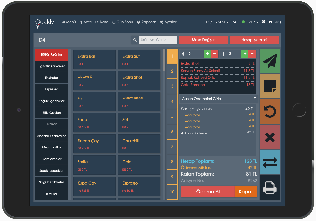 feature tab